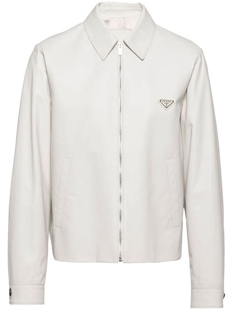 prada white jacket women's